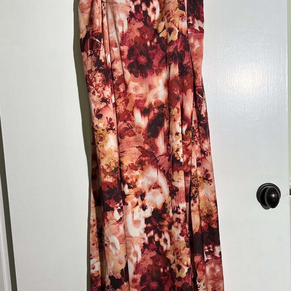 PRICE DROP Nicole Miller Floral Slip Maxi Dress - Picture 9 of 9